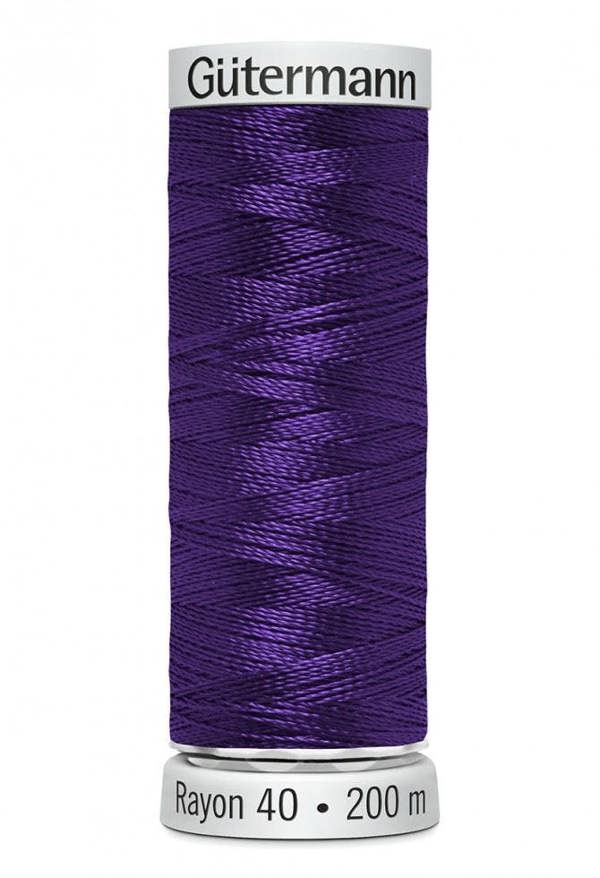 Gutermann No 40 Sulky Rayon Embroidery Thread 200m Rayon Thread Suitable For Embroidery