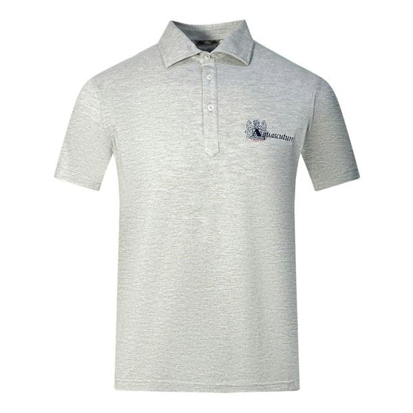 Aquascutum Unisex Adult Aldis London Logo Polo Shirt - Grey/Black