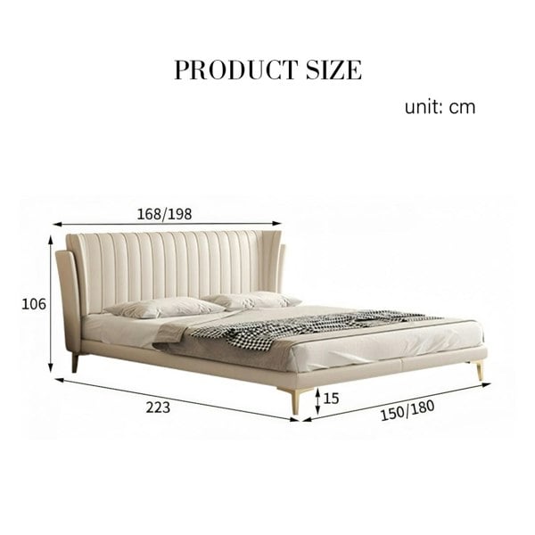 Aisha Floating Bed, King Size, ,Super King Size, No Storage-Rit Concept-Rit Concept