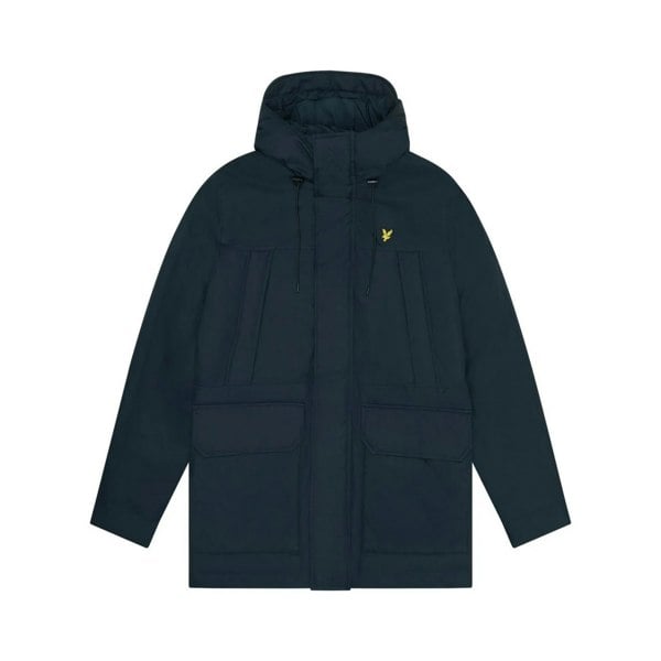 Lyle & Scott Mens 2.0 Microfleece Parka - Dark Navy