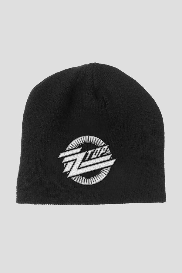 Paradiso ZZ Top Circle Band Logo Beanie Hat
