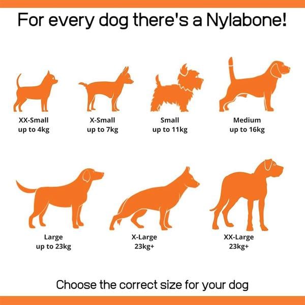 Nylabone Extreme Tough Dog Chew Bones – Triple Flavour Pack (Peanut Butter, Chicken & Bacon), Small Dogs Up to 11 kg