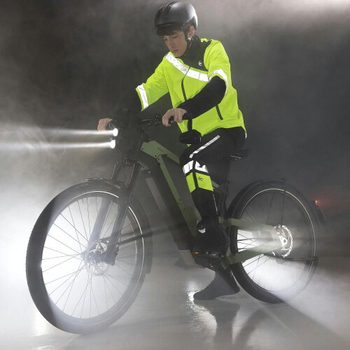 WOWOW Mens Ladies Fuji Rain Hi Vis Waterproof Cycling Yellow Jacket