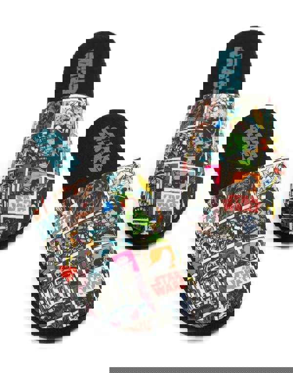 Star Wars Mens Black Mule Slippers