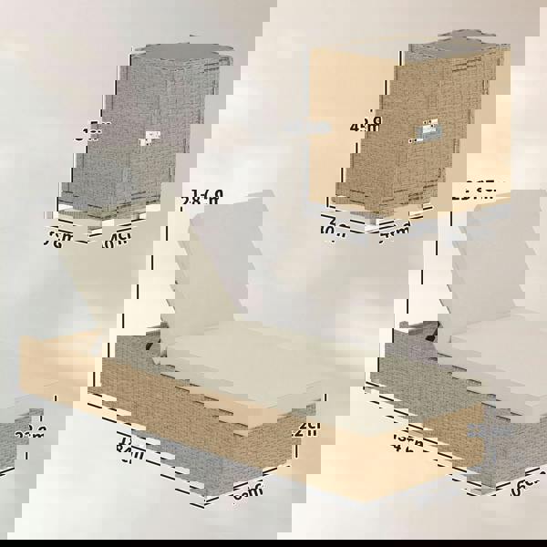 Rattan Sun Lounger Set