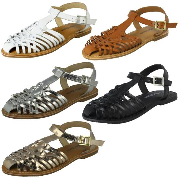 Leather Collection Ladies Leather Collection Summer Beach Holiday Sandals F00455