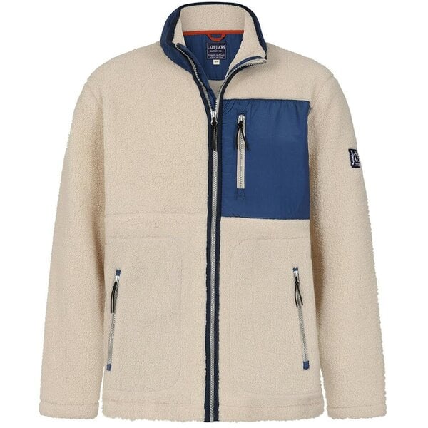Lazy Jacks LJ851 - Men's Full Zip Sherpa - Oatmeal