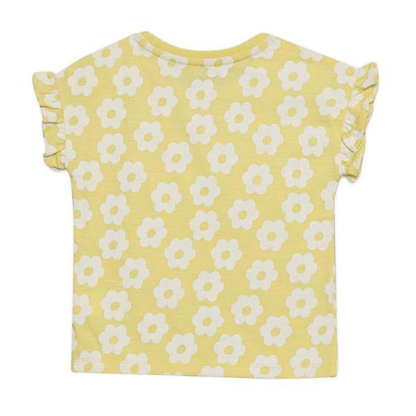 Mini Cuddles Baby Girls 3pk Floral Printed Knit Tops, Multicolour