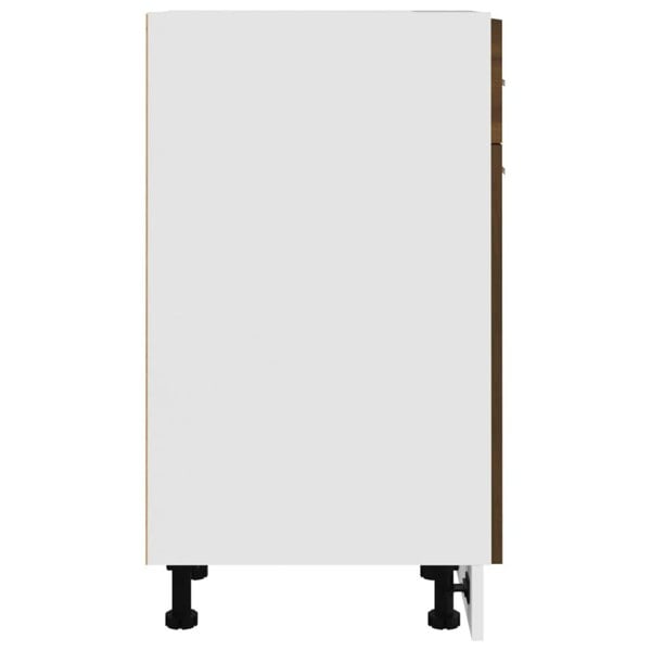 Berkfield Drawer Bottom Cabinet Brown Oak 30x46x81.5 cm Engineered Wood
