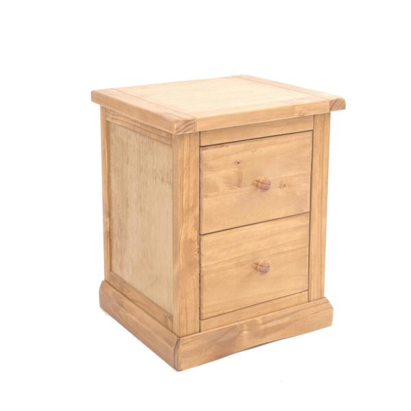 Cabinet Bits Lucca 2 Drawer Bedside Table