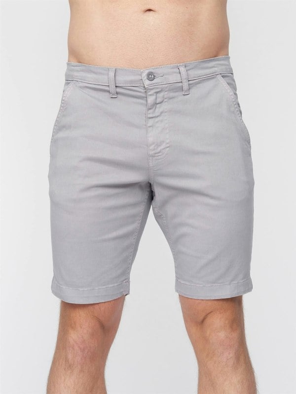 Duck and Cover Moreshore Chino Shorts Light Grey