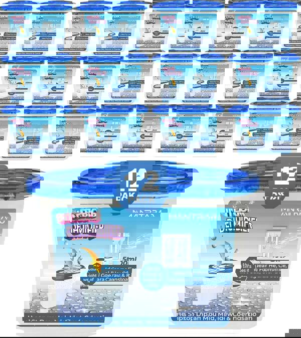 MANTRARAJ 500ml Interior Dehumidifier Disposable To Stop Damp Mould Mildew Moisture Absorber