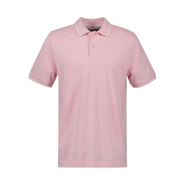 Gant Mens Regular Short-Sleeved Polo Shirt - Pink - 