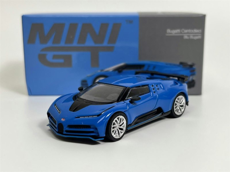 Mini GT Bugatti Centodieci Blu Bugatti LHD 1:64 Scale Mini GT MGT00586L