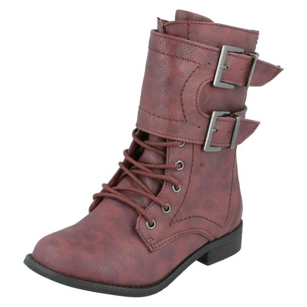 Spot On Girls Spot On Boots With Buckle Design