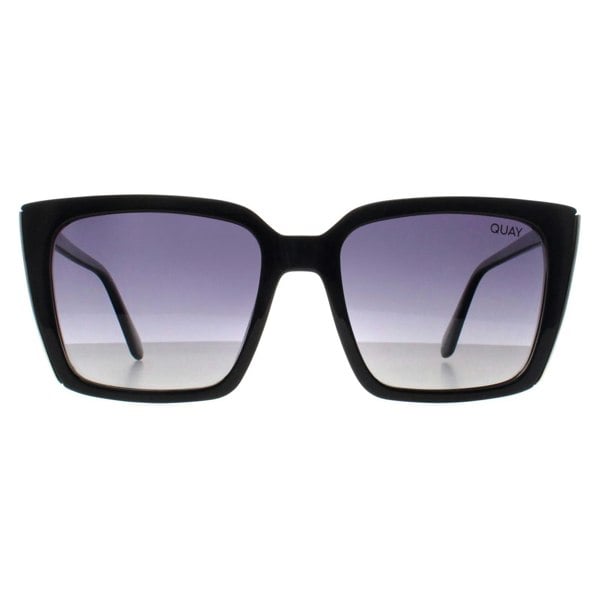 Quay Sunglasses Front Cover BLK Black Smoke Polarized
