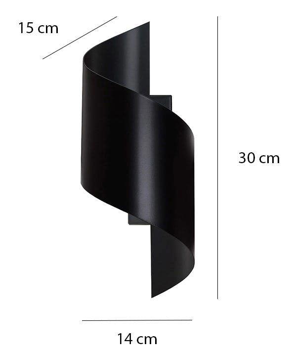 Emibig SPINER Wall lamp 1 x G9 Black