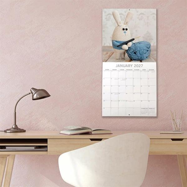 Crochet Calendar 2027, Wall Calendars, Month To View, Lifestyle, Gift