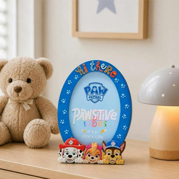 Widdop & Co Paw Patrol Resin Oval Photo Frame "Hi There"