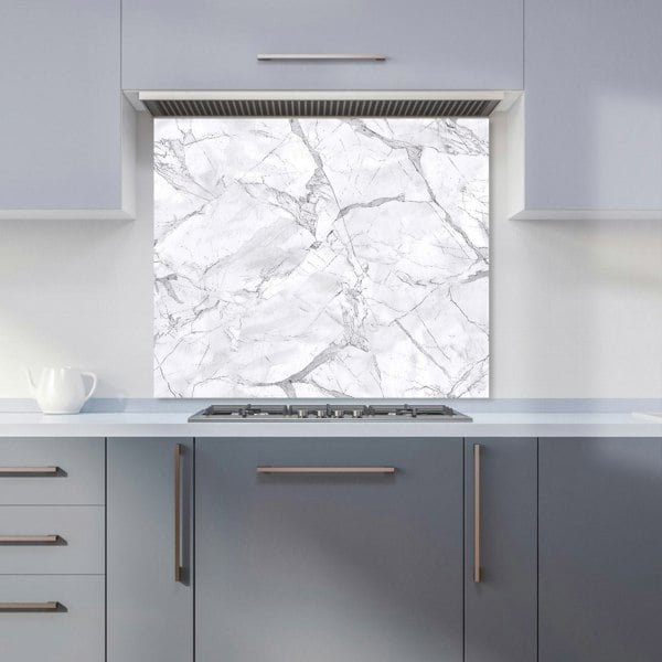 Warren Reed - Designer Light Grey Marble Effect Kitchen Splashback