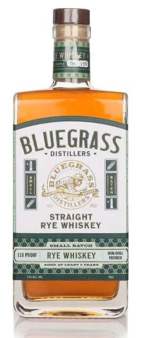 Bluegrass Straight Rye Whiskey (700ml - 55%)