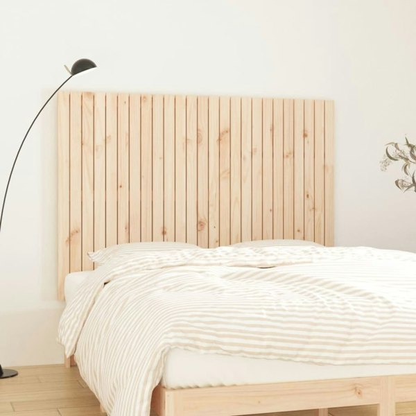 Berkfield Wall Headboard 159.5x3x110 cm Solid Wood Pine