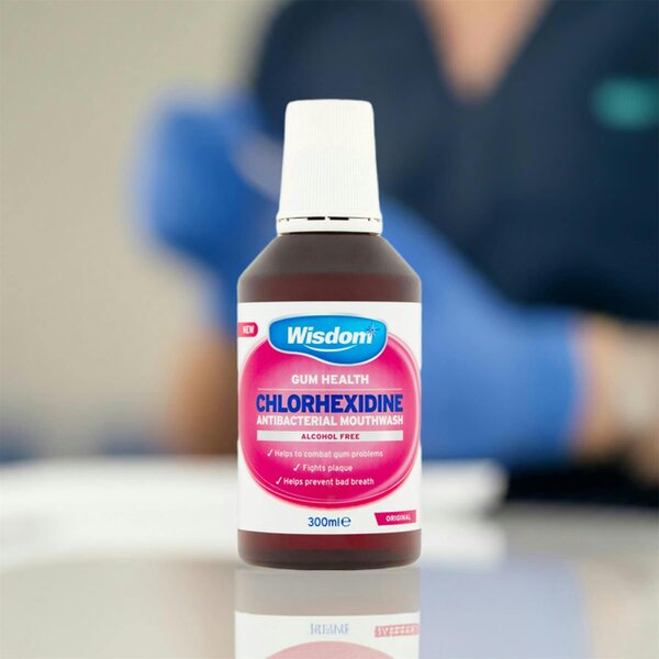 Wisdom Chlorhexidine Mouthwash Original - Alcohol Free 300ml