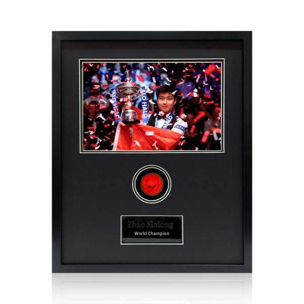 Zhao Xintong Signed Red Ball Compact Frame
