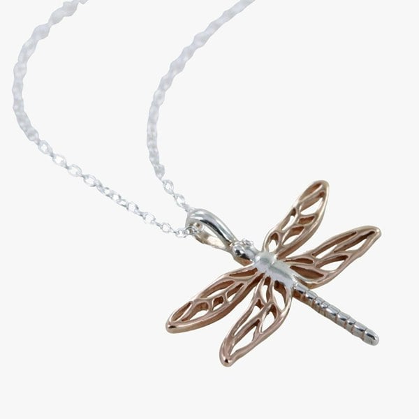 Sterling Silver Mayfly Necklace - Reeves & Reeves