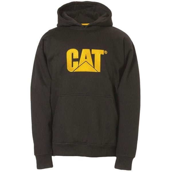 Caterpillar Trademark Cotton Men's Black Hoodie