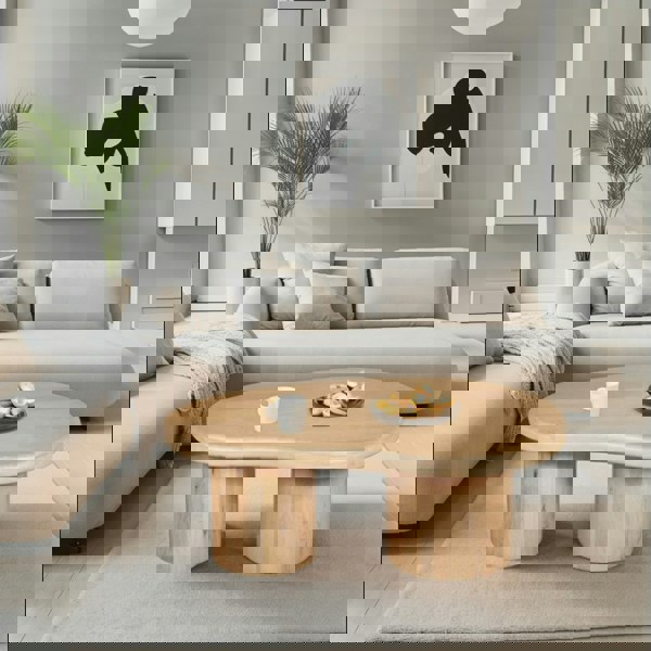 IH Design Ajmer Solid Wood Coffee Table