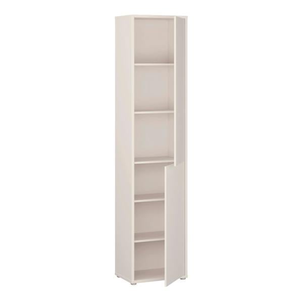 Furniture To Go Alice Springs Narrow Tall Cupboard with 2 Push-to-Open Doors in Sand