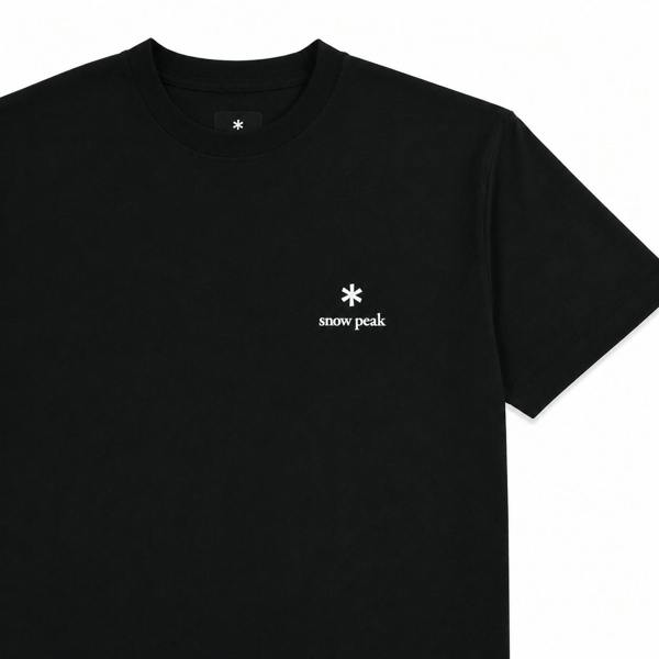 Snow Peak Logo T-Shirt Black