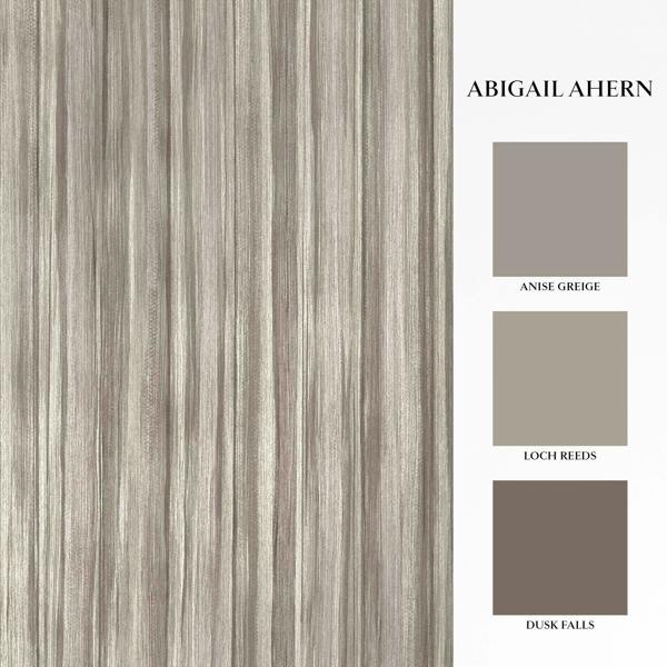 Abigail Ahern Linear Luxe Wallpaper | Pewter