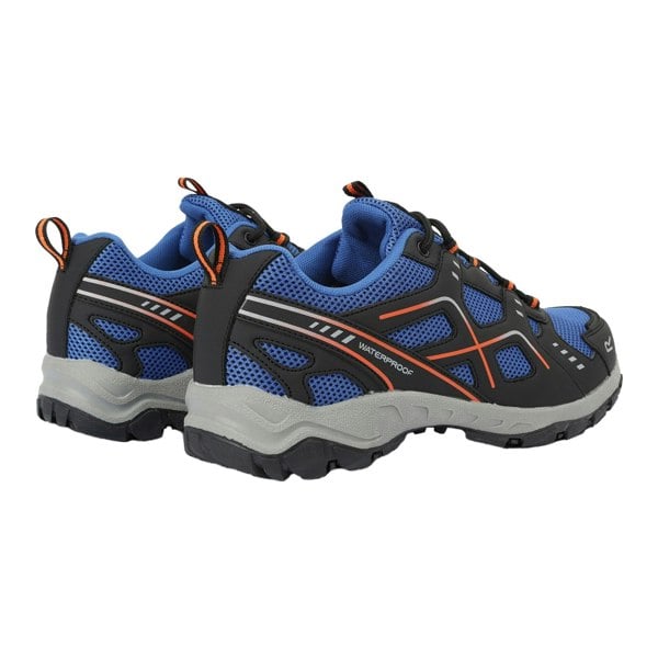 Regatta Mens Vendeavour Waterproof Walking Shoes - Olympian Blue/Black/Tango