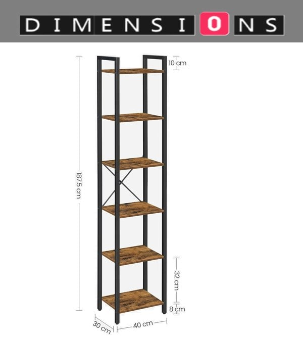 Modcraft Industrial 6-Tier Shelving Unit