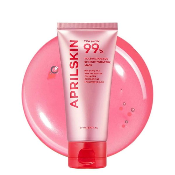 APRILSKIN TXA – Professional-grade Korean "Radiance-Reset" mask for improving skin texture and reducing pigmentation while sleeping, shop at Atelier De Glow UK.