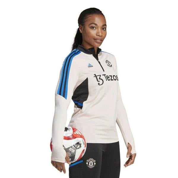 Adidas Womens/Ladies Condivo 22 Manchester United FC Training Top - Pink - 
