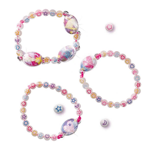 SES Creative Glow in the dark galaxy bracelets