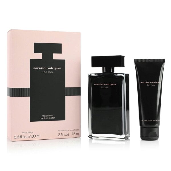 Narciso Rodriguez For Her Eau de Toilette Spray + Body Lotion