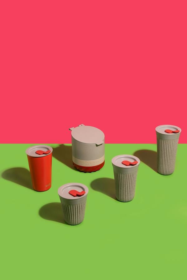 La Cafetière Pavia Insulated Travel Mug, 400ml, Red