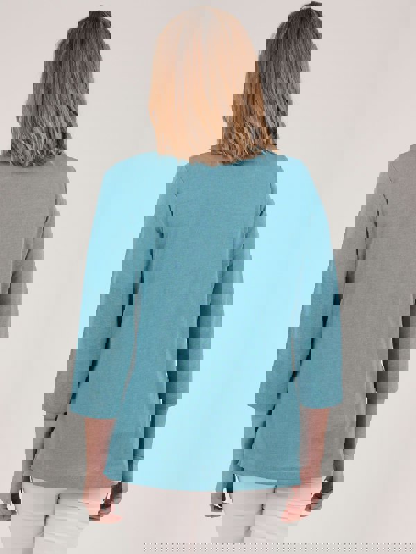 PennyPlain Front Button Jacket - Sea Green