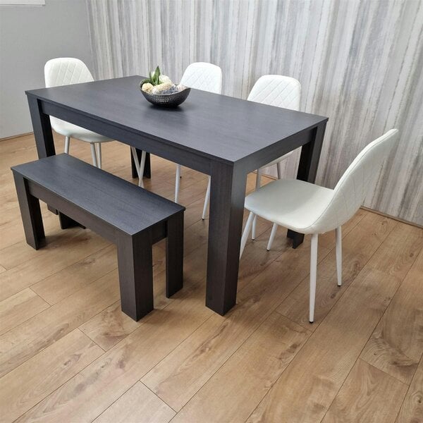 Kosy Koala Dining Table Set with 4 Chairs Dining Room, Kitchen table set of 4, and Bench