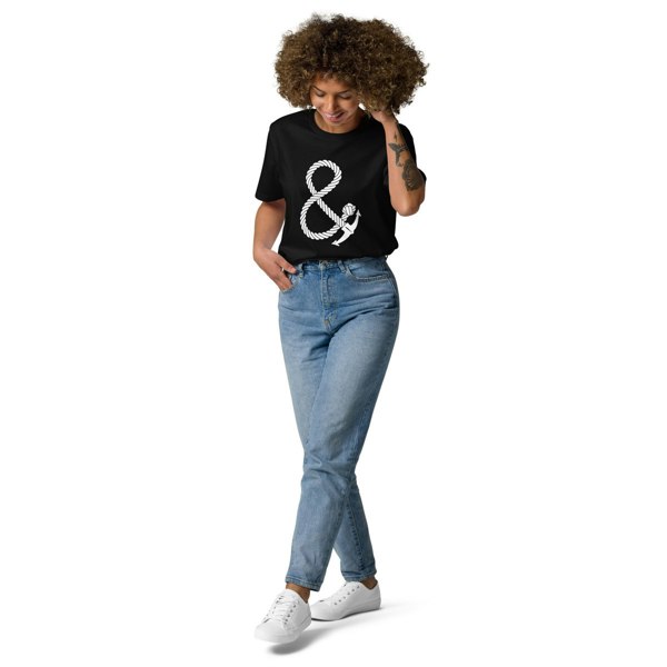 Oversized Ampersand Signature Organic Cotton T-Shirt