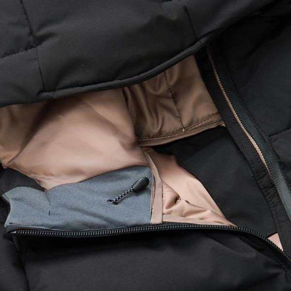 Regatta Womens/Ladies Altoro Longline Padded Jacket - Black/Mocha - 