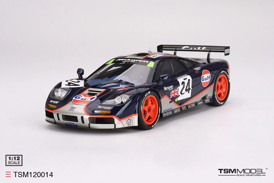 McLaren F1 GTR No.24 Gulf Racing 1995 Le Mans 24 Hrs 1:12 Scale TSM Models TSM120014