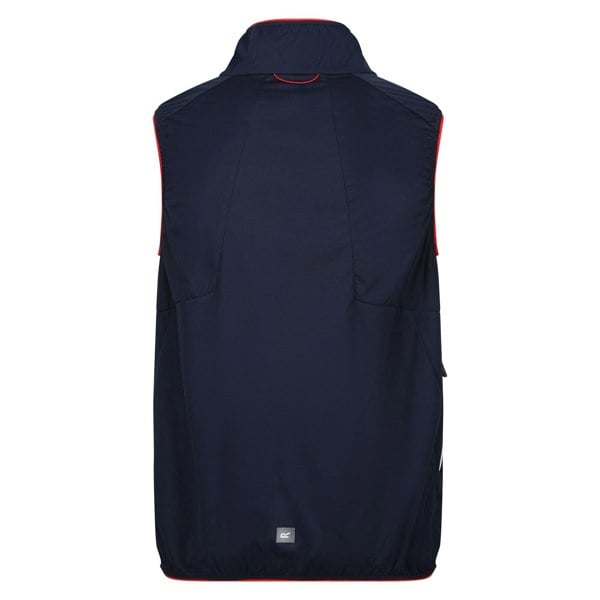 Regatta Mens Lankin VI Softshell Gilet - Navy/Danger Red