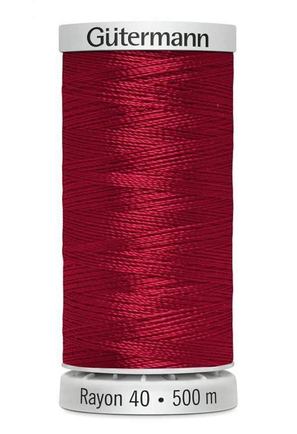 Gutermann No 40 Sulky Rayon Embroidery Thread 500m Rayon Thread Suitable For Embroidery