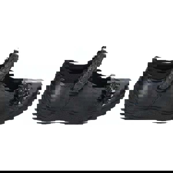 Hush Puppies Jessica Junior Leather Girls's Black Shoes