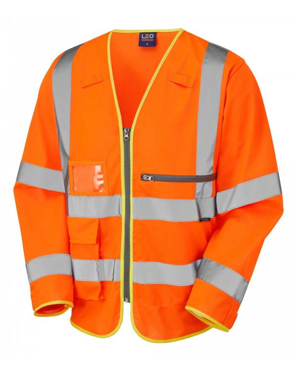 Heddon Tablet Pocket Sleeved Waistcoat Leo Workwear
